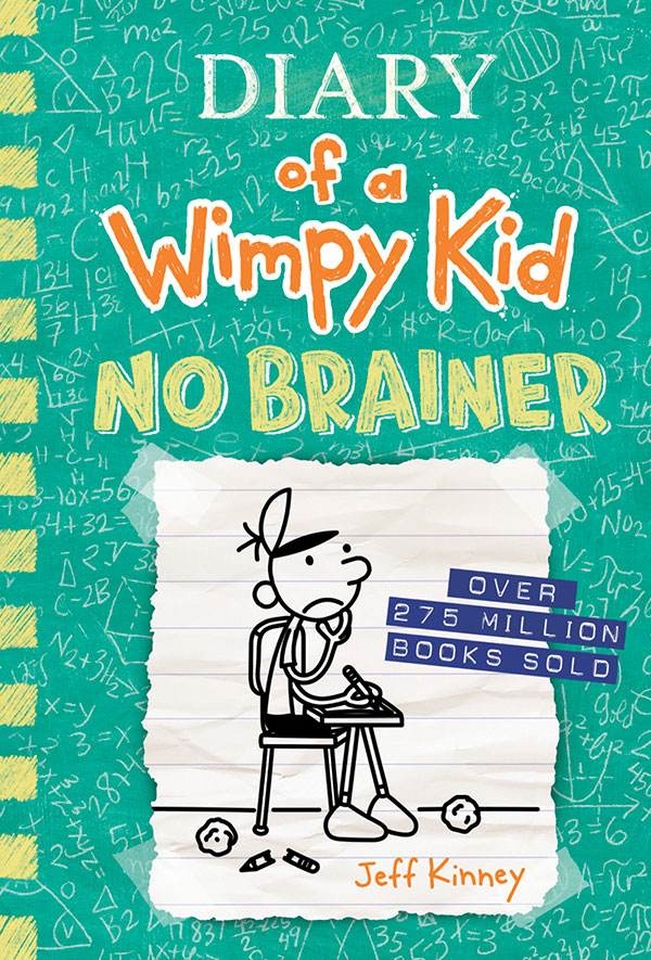 DIARY OF A WIMPY KID: NO BRAINER cover